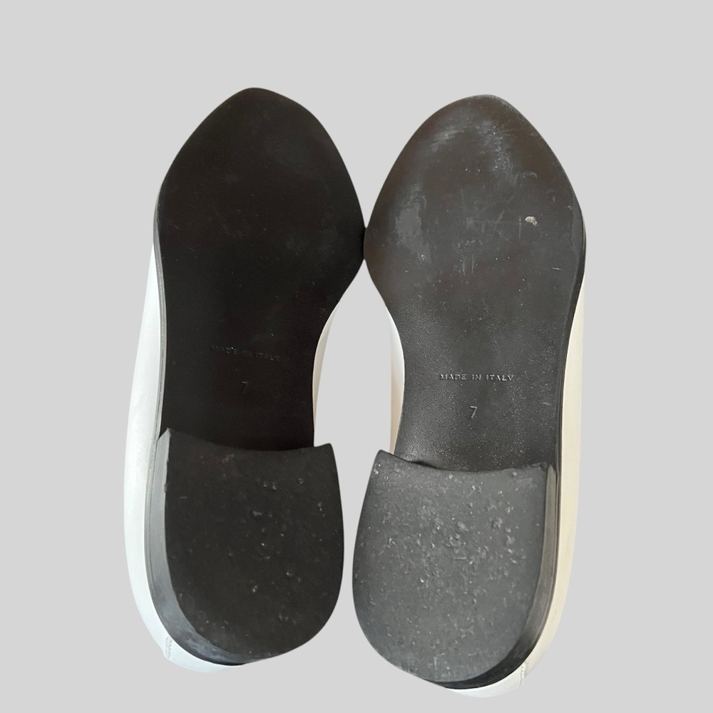 Everlane Women's White and Black Loafers - Picture 7 of 9